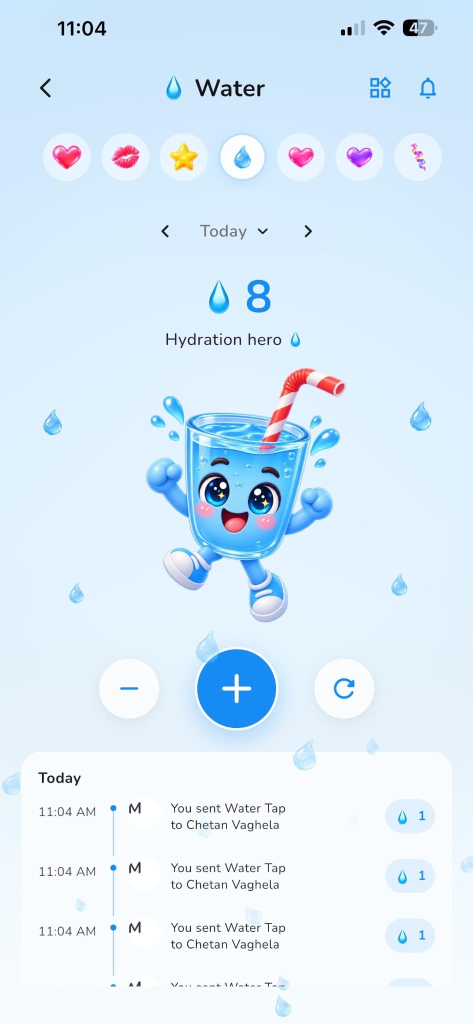 Lovelle Water Vibe screen